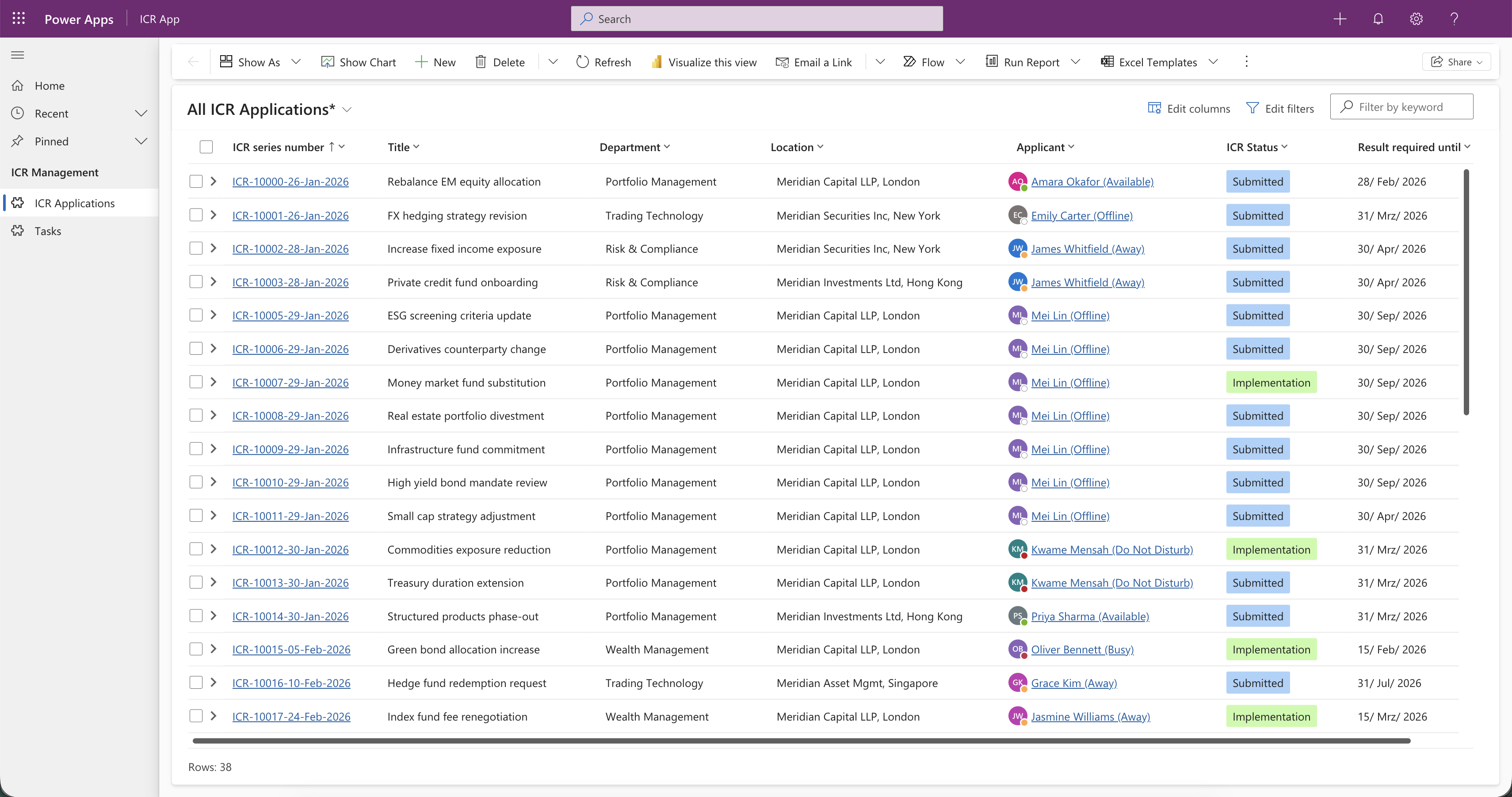 Enterprise Change Management System preview